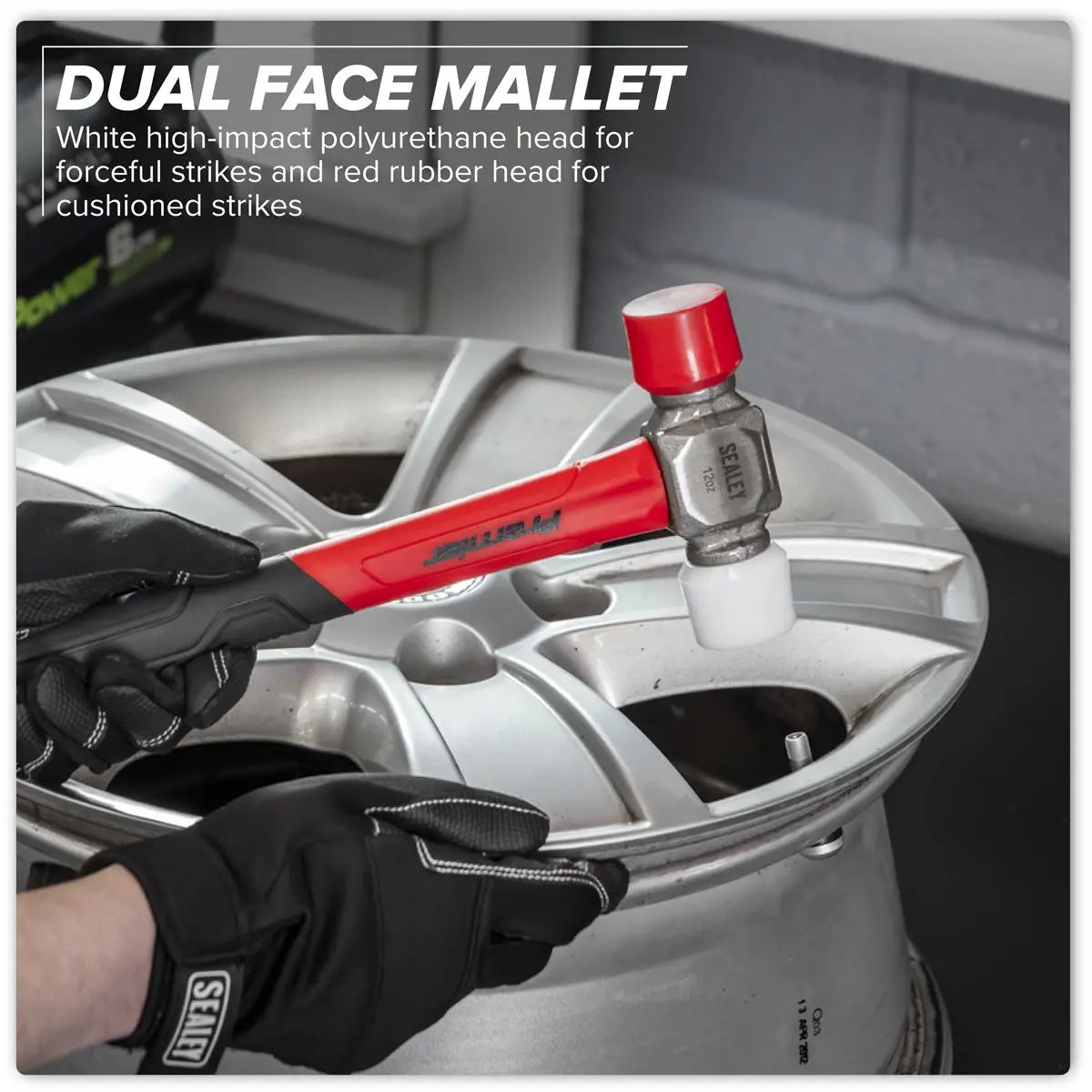 Sealey Premier Dual Face Mallet  White Rose Tools