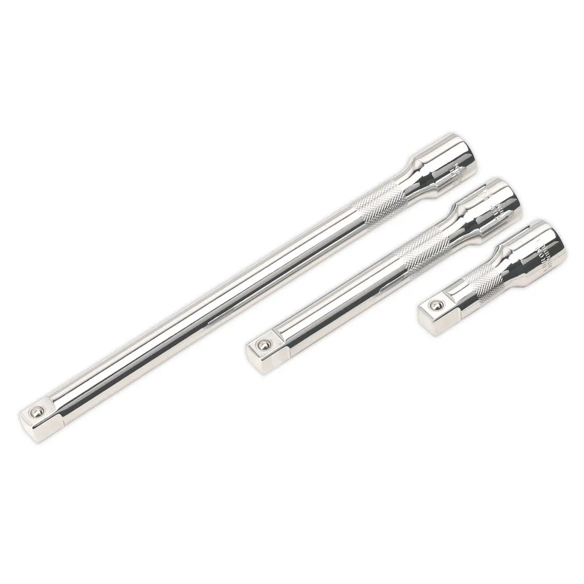 Sealey Premier Extension Bar Set 3pc 1/2"Sq Drive 