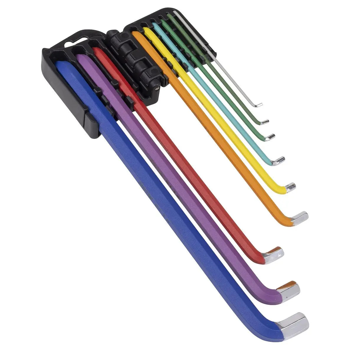 Sealey Premier Extra-Long Stubby Element Hex Key Set 9pc  White Rose Tools