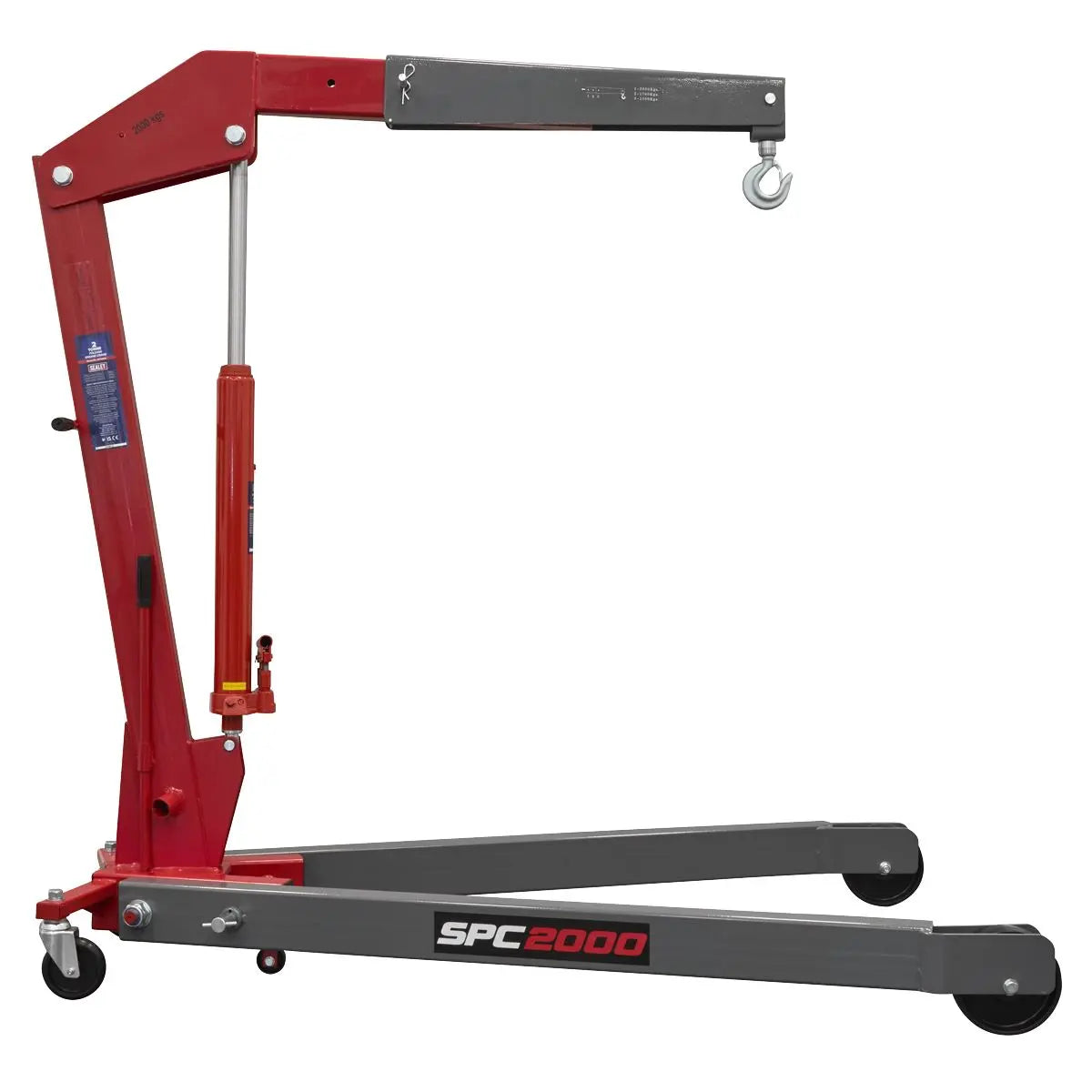 Sealey Premier Folding Engine Crane 2 Tonne  White Rose Tools