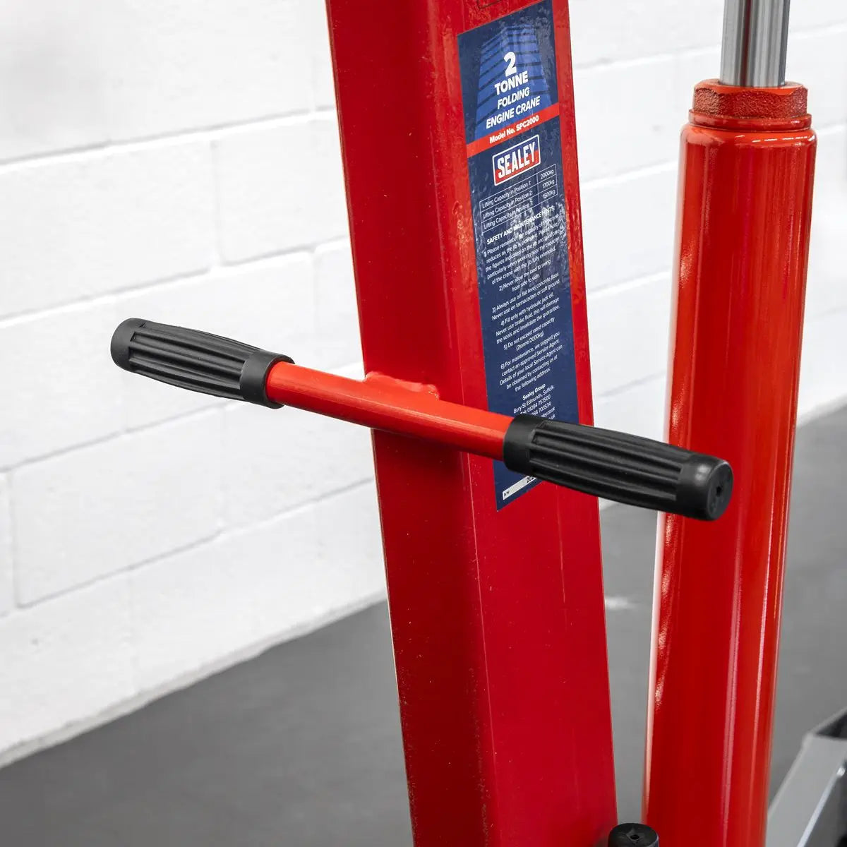 Sealey Premier Folding Engine Crane 2 Tonne  White Rose Tools