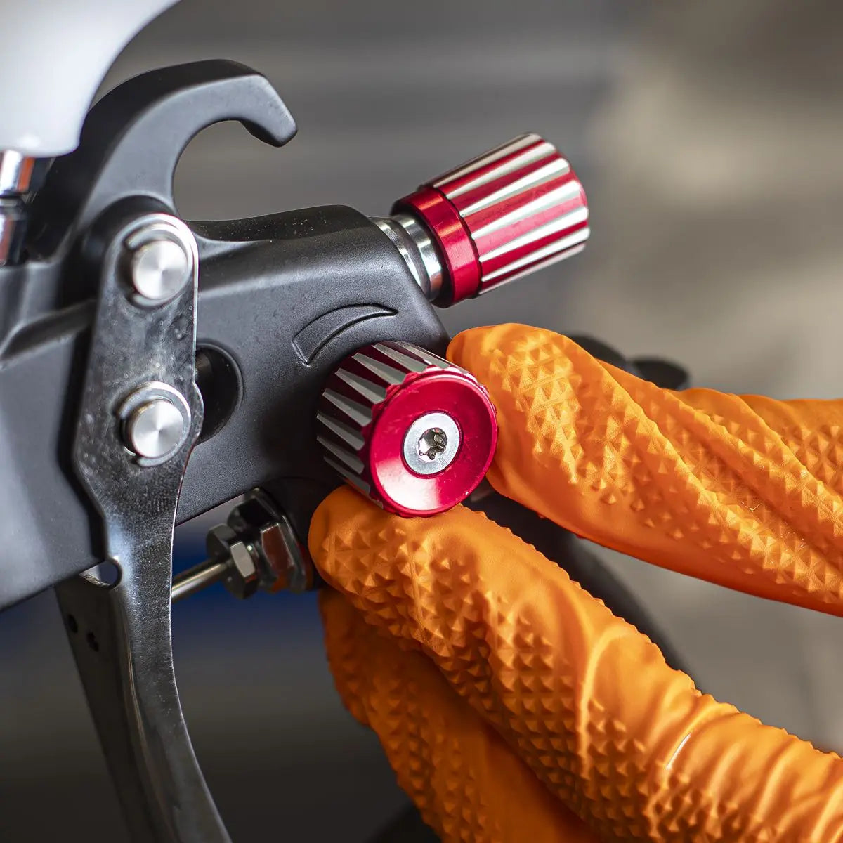 Sealey Premier HVLP Gravity Feed Spray Gun - 1.3mm Set-Up  White Rose Tools