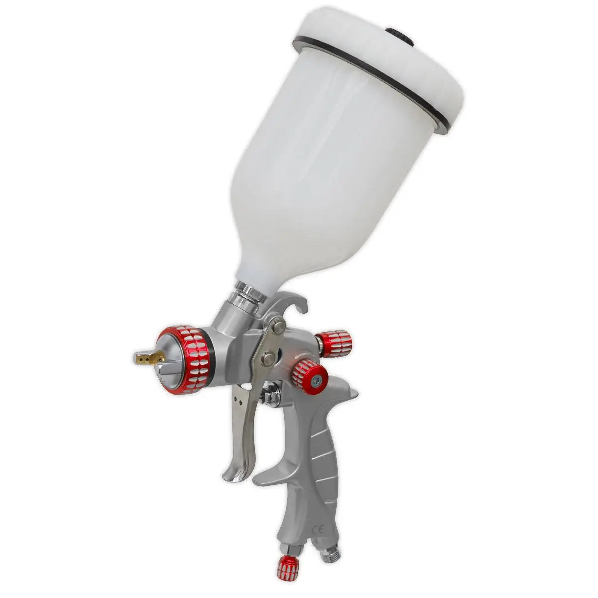 Sealey Premier HVLP Gravity Feed Spray Gun - 1.3mm Set-Up 