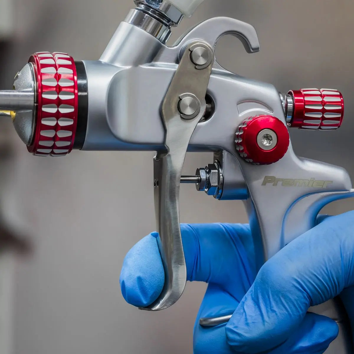 Sealey Premier HVLP Gravity Feed Spray Gun - 1.3mm Set-Up 