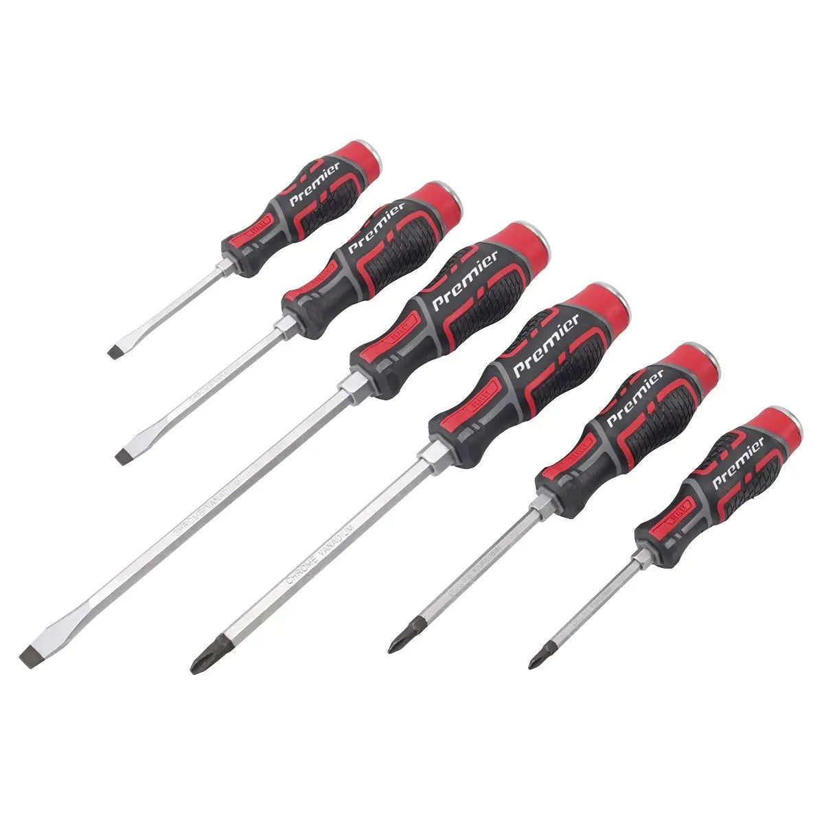Sealey Premier Hammer-Thru Screwdriver Set 6pc 