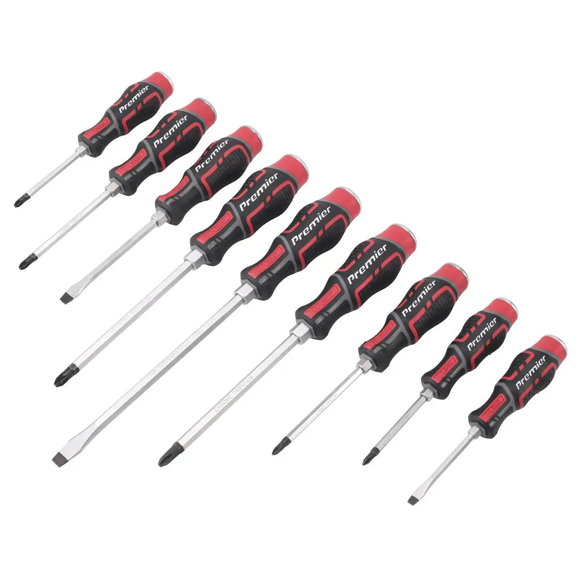 Sealey Premier Hammer-Thru Screwdriver Set 9pc 