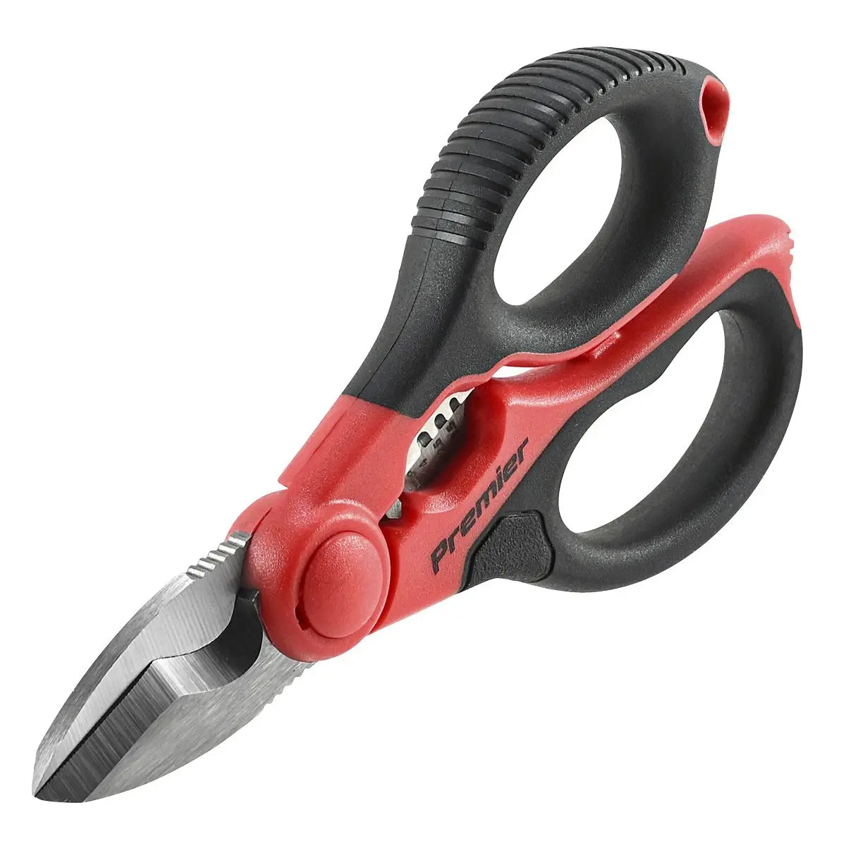 Sealey Premier Heavy-Duty Electrician's Shears 160mm  White Rose Tools