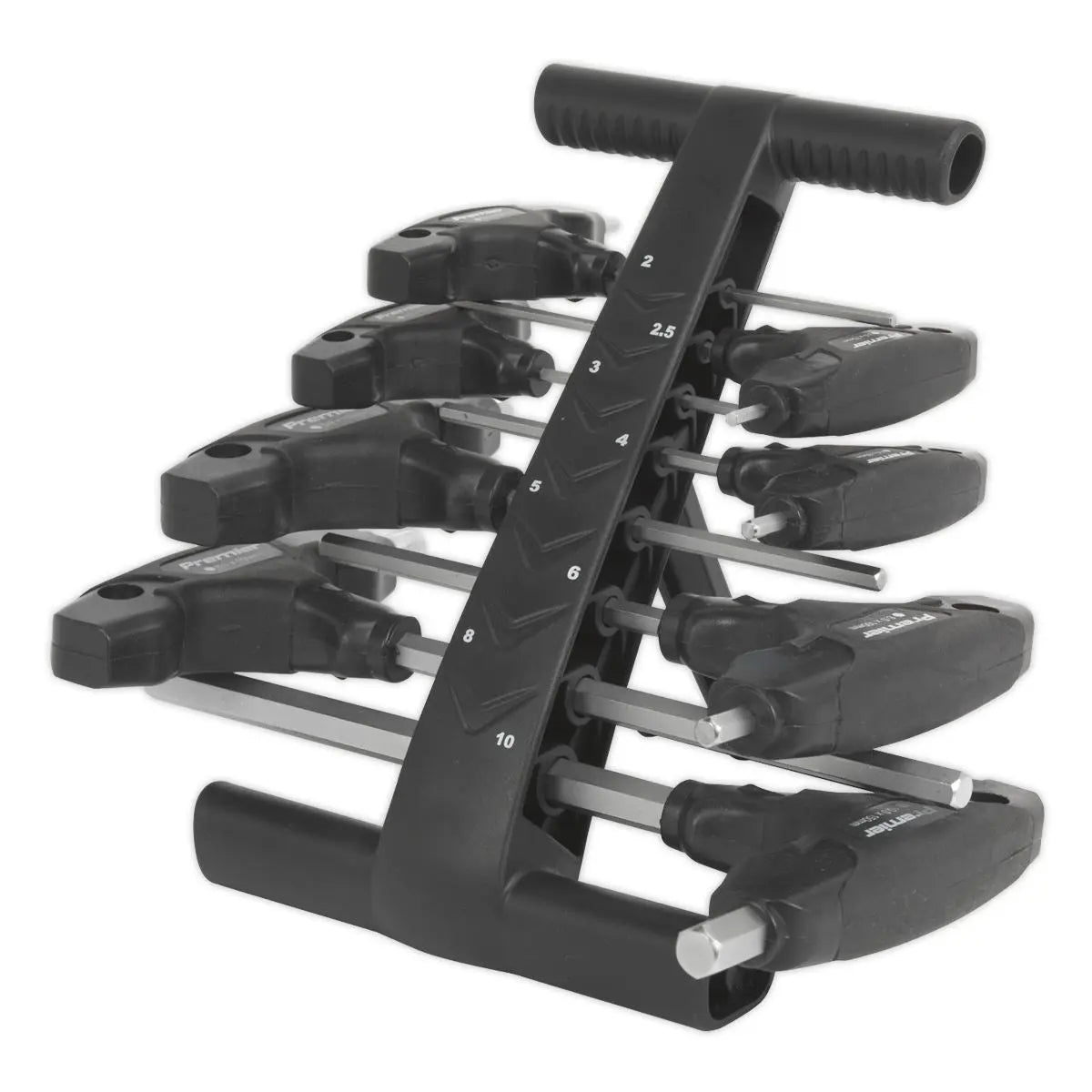 Sealey Premier Hex Key Set 8pc T-Handle Metric 