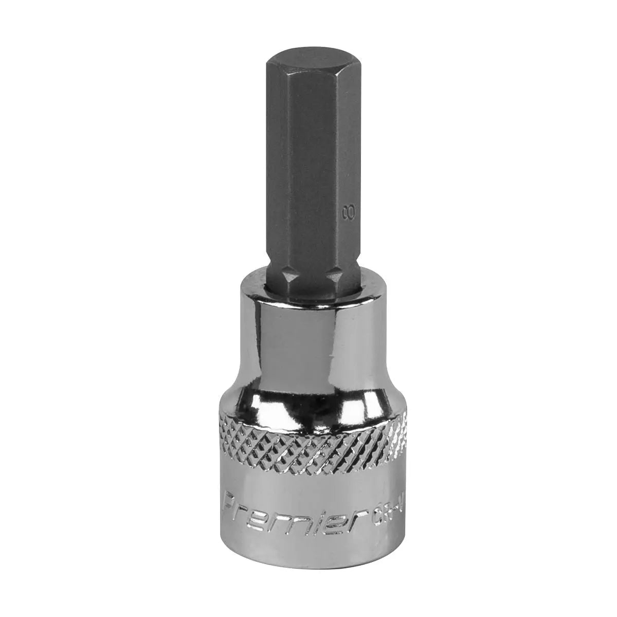 Sealey Premier Hex Socket Bit 8mm 3/8"Sq Drive 
