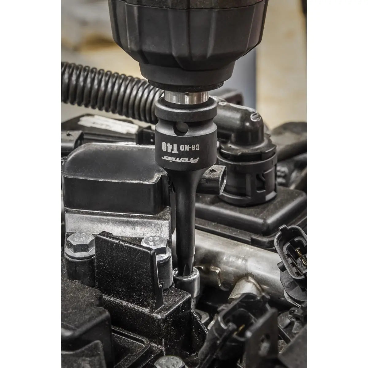 Sealey Premier Hex/TRX-Star*/Spline Impact Socket Bit Set 1/2"Sq Drive 24pc  White Rose Tools