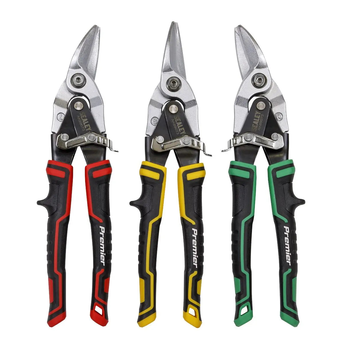 Sealey Premier High Leverage Aviation Tin Snip Set 3pc 