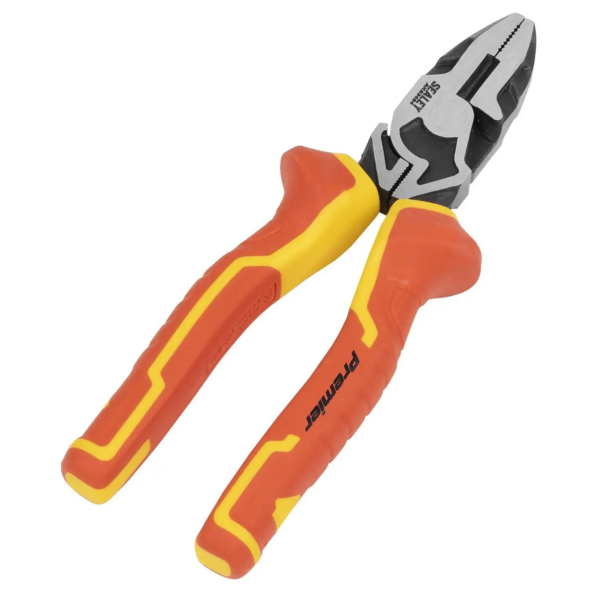 Sealey Premier High Leverage Combination Pliers 175mm - VDE Approved  White Rose Tools