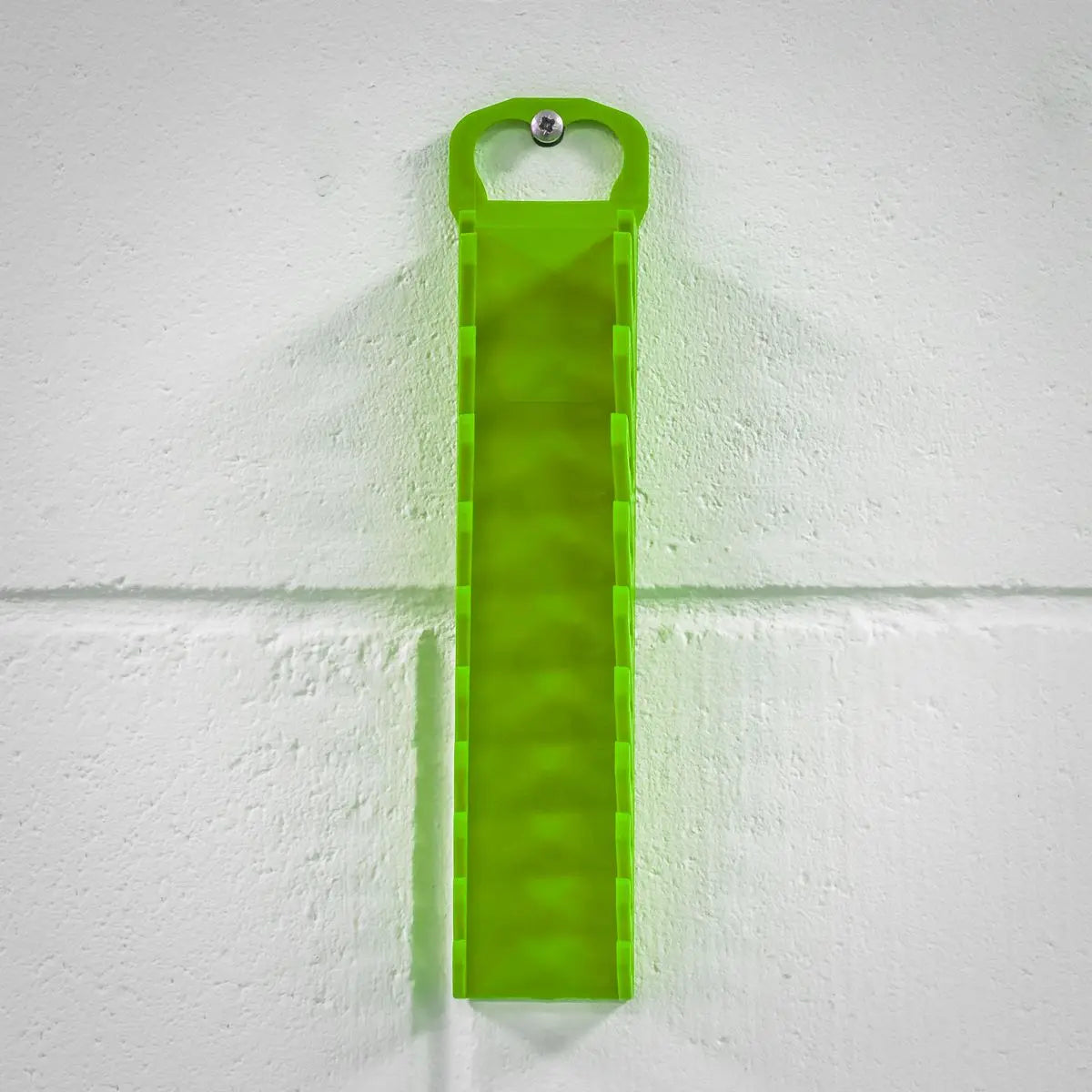 Sealey Premier High Visibility Green Stubby Spanner Rack 10 Capacity Hanging Toolbox 