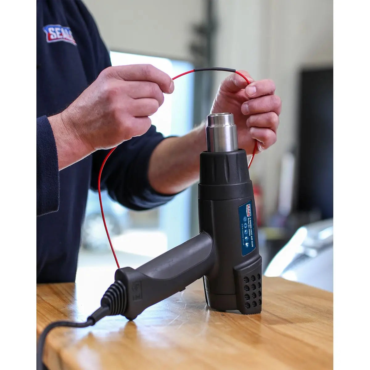 Sealey Premier Hot Air Gun 1800W 3-Speed 50/420/650ºC 
