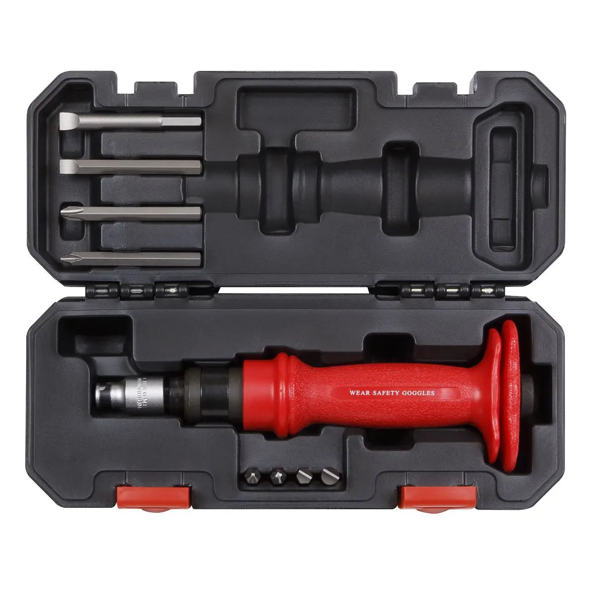 Sealey Premier Impact Driver Set 10pc Heavy-Duty Protection Grip 