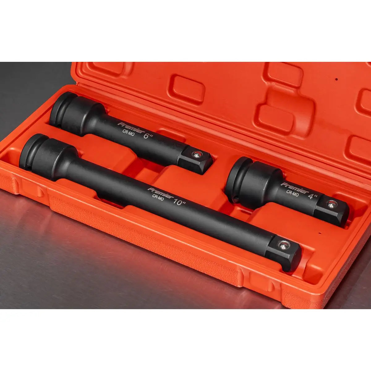 Sealey Premier Impact Extension Bar Set 3/4"Sq Drive 3pc  White Rose Tools