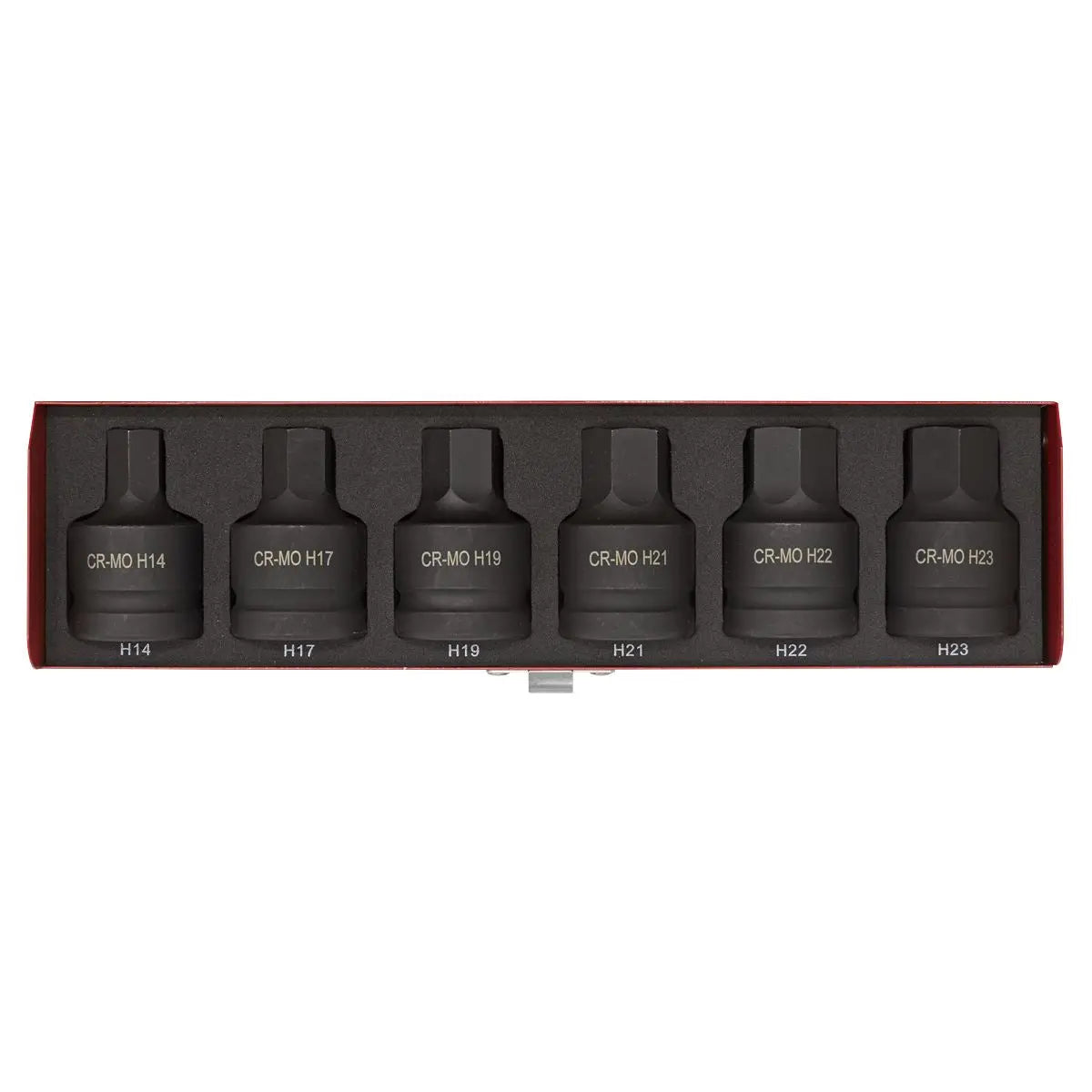 Sealey Premier Impact Hex Socket Bit Set 6pc 3/4"Sq Drive 