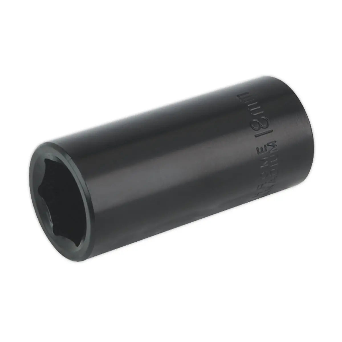 Sealey Premier Impact Socket 18mm Deep 3/8"Sq Drive 