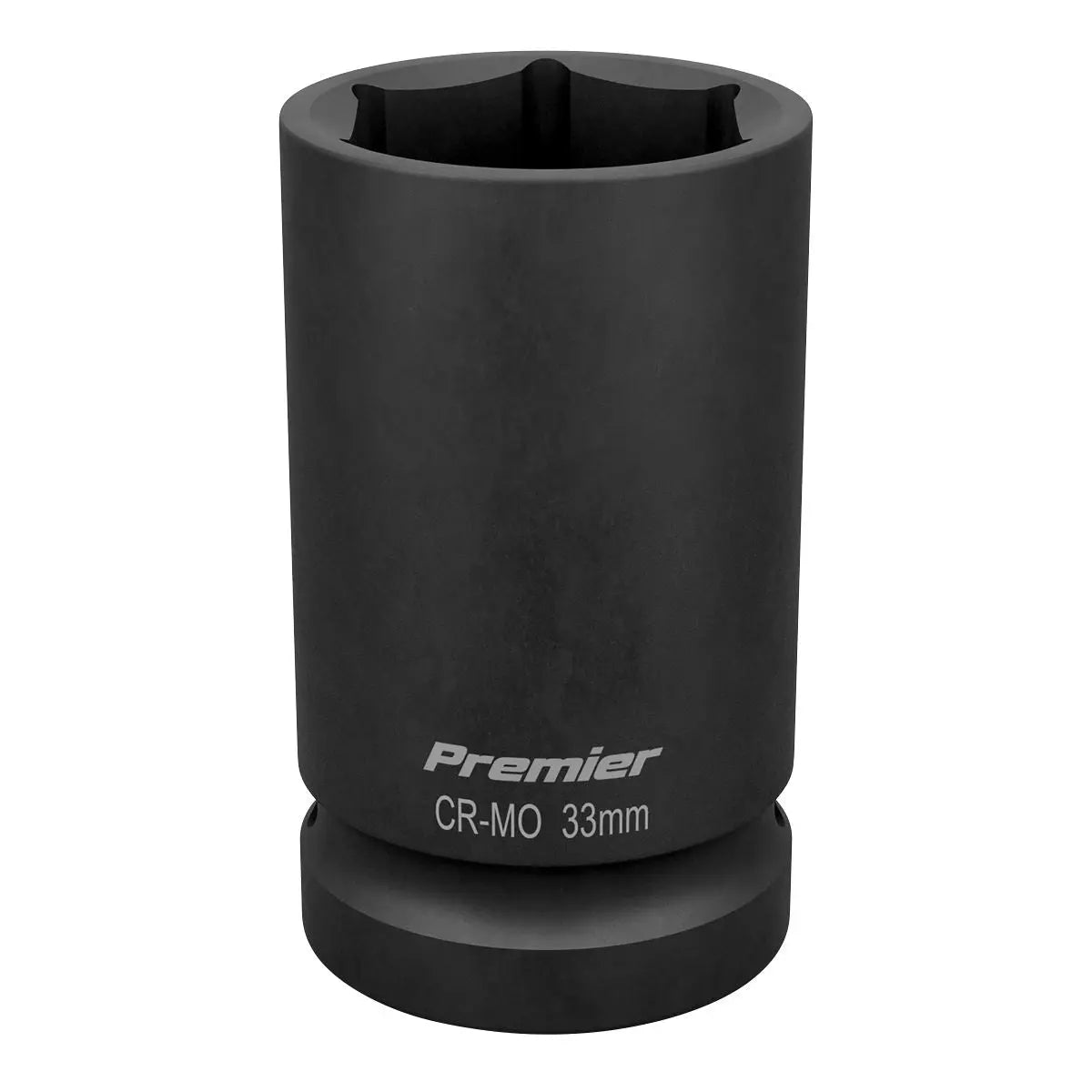 Sealey Premier Impact Socket 33mm Deep 1"Sq Drive 
