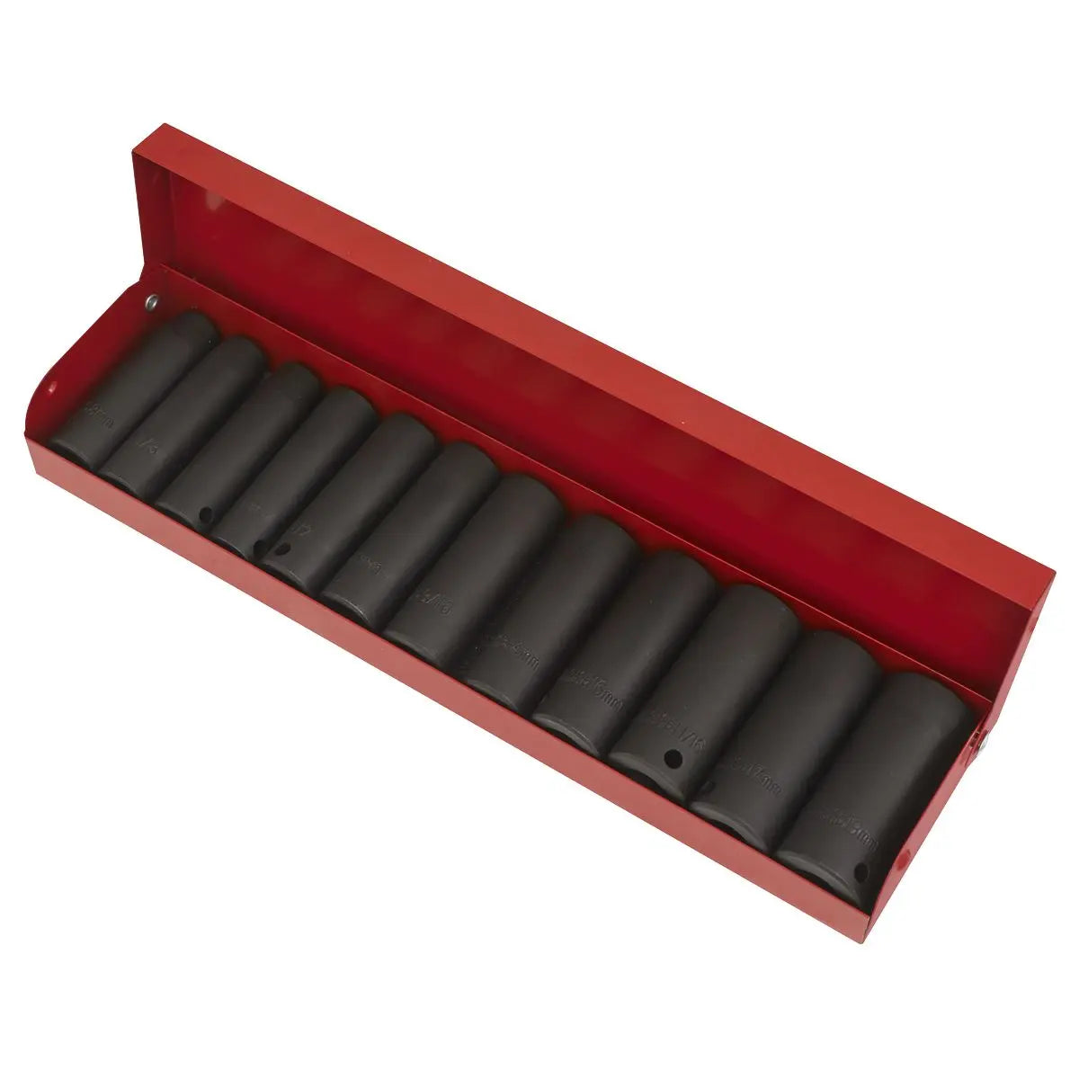 Sealey Premier Impact Socket Set 12pc Deep 3/8"Sq Drive Metric/Imperial 