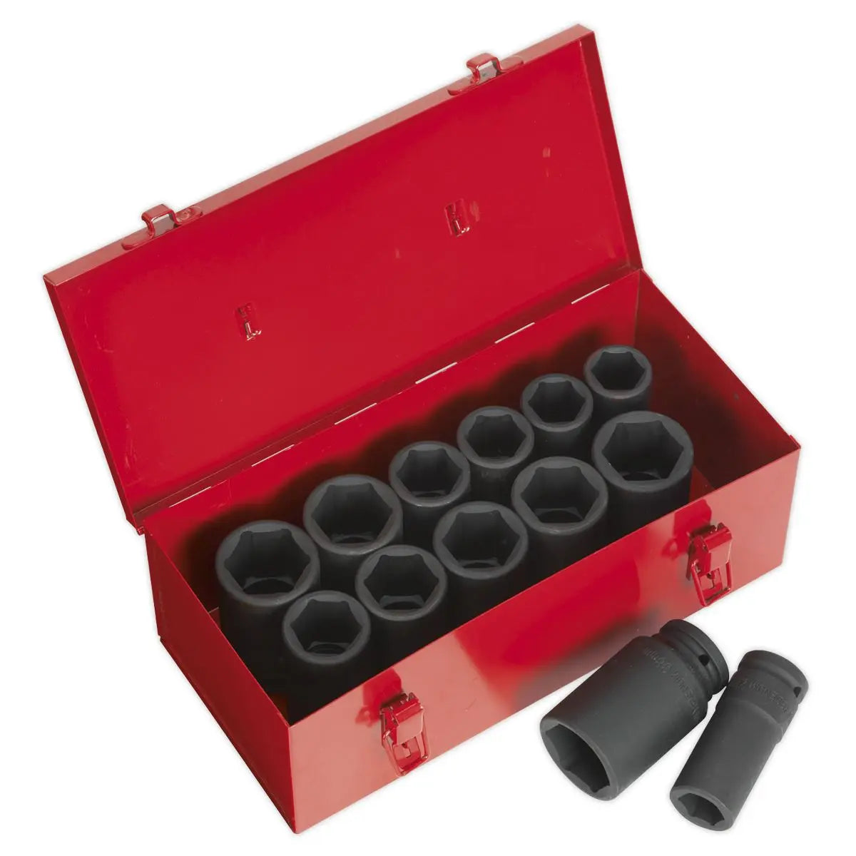 Sealey Premier Impact Socket Set 13pc Deep 3/4"Sq Drive Metric/Imperial 