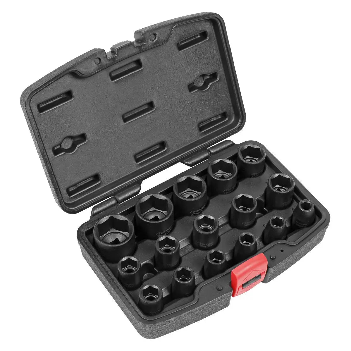 Sealey Premier Impact Socket Set 16pc 1/2"Sq Drive  White Rose Tools