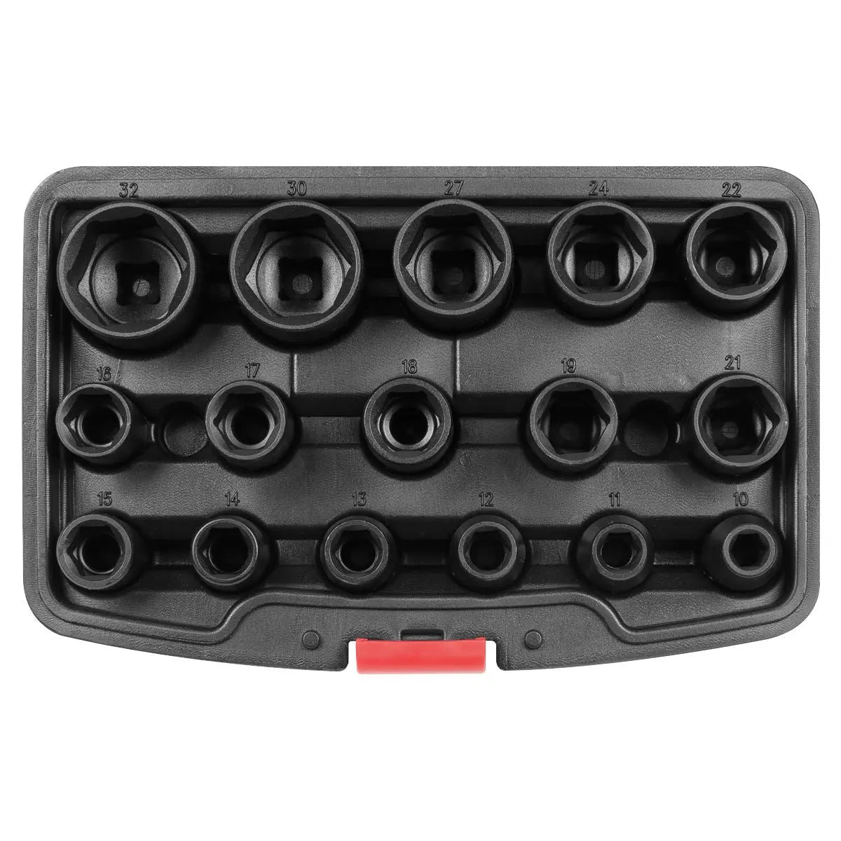 Sealey Premier Impact Socket Set 16pc 1/2"Sq Drive  White Rose Tools