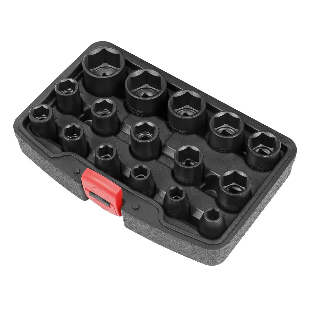 Sealey Premier Impact Socket Set 16pc 1/2"Sq Drive  White Rose Tools