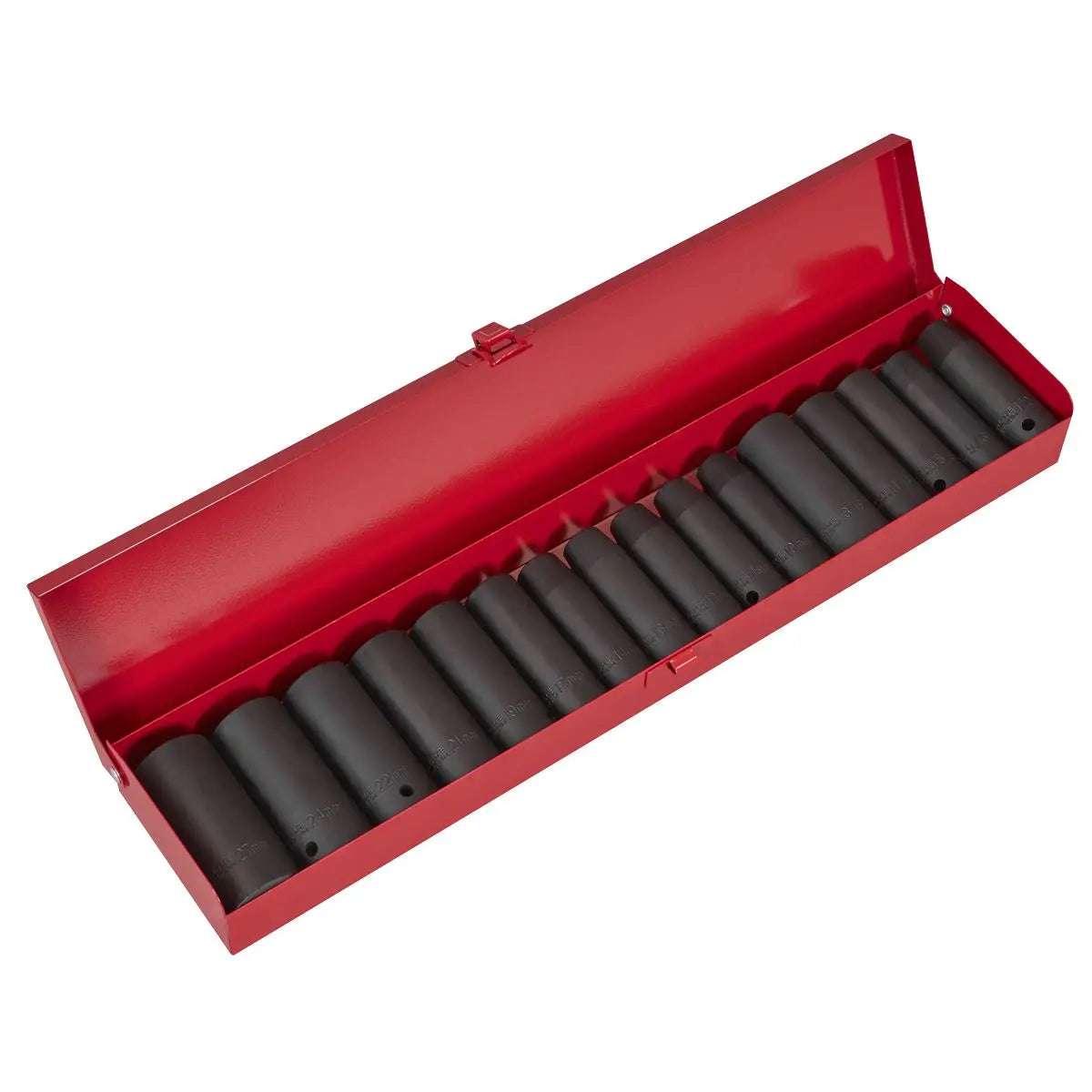 Sealey Premier Impact Socket Set 16pc Deep 1/2"Sq Drive Metric/Imperial 