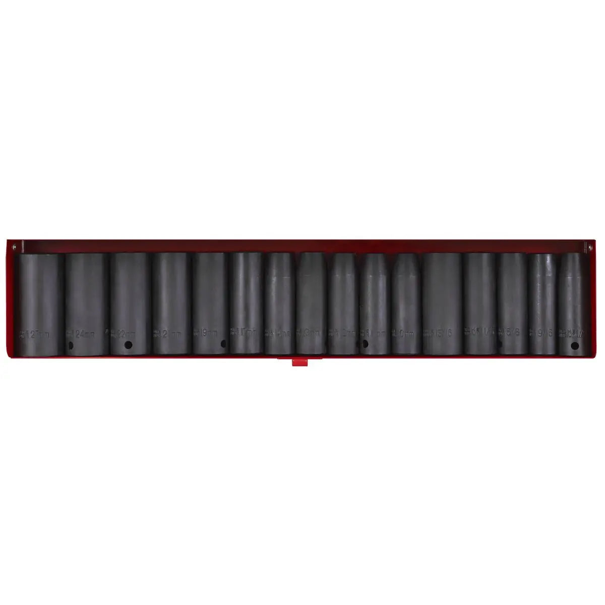 Sealey Premier Impact Socket Set 16pc Deep 1/2"Sq Drive Metric/Imperial 