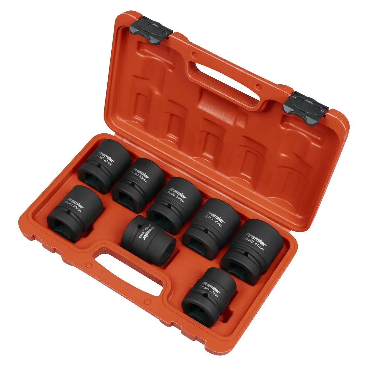 Sealey Premier Impact Socket Set 1"Sq Drive 8pc  White Rose Tools