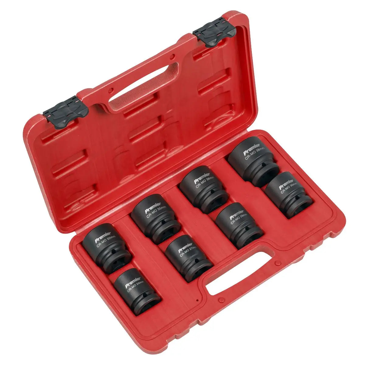 Sealey Premier Impact Socket Set 3/4"Sq Drive 8pc  White Rose Tools