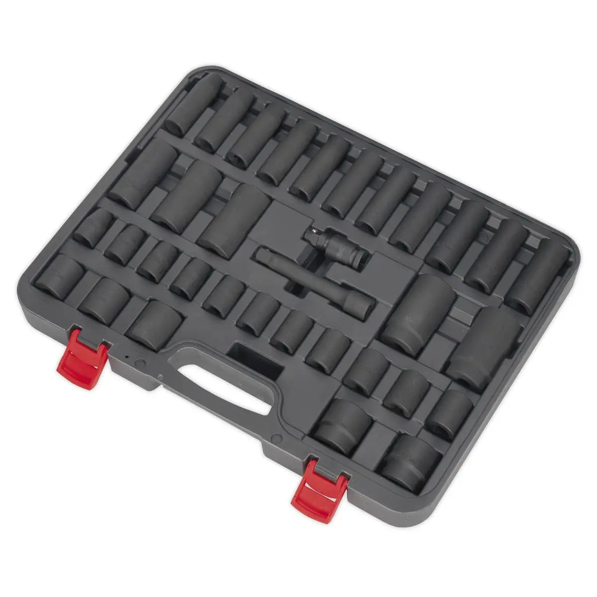 Sealey Premier Impact Socket Set 34pc 1/2"Sq Drive Metric 