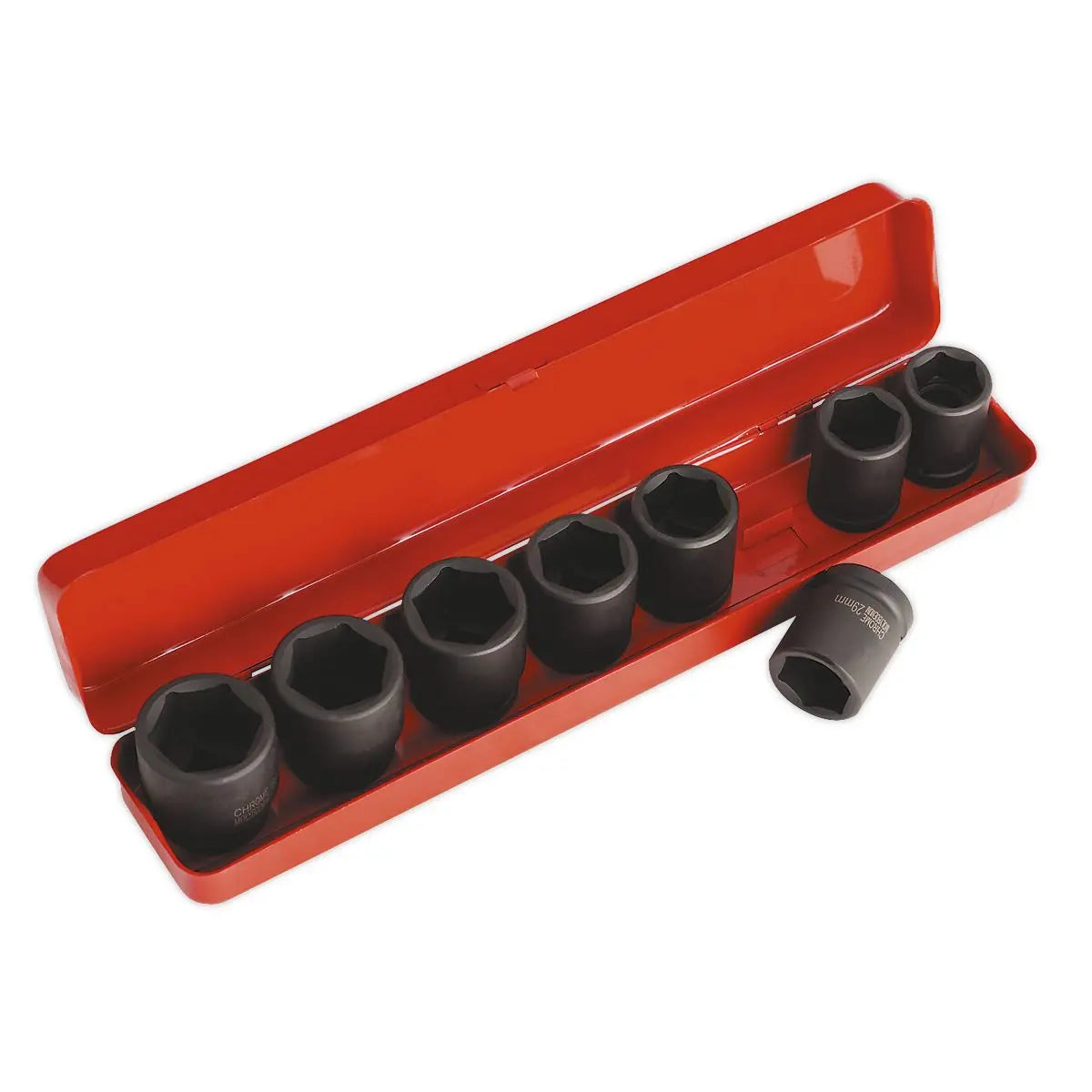 Sealey Premier Impact Socket Set 8pc 3/4"Sq Drive Metric 