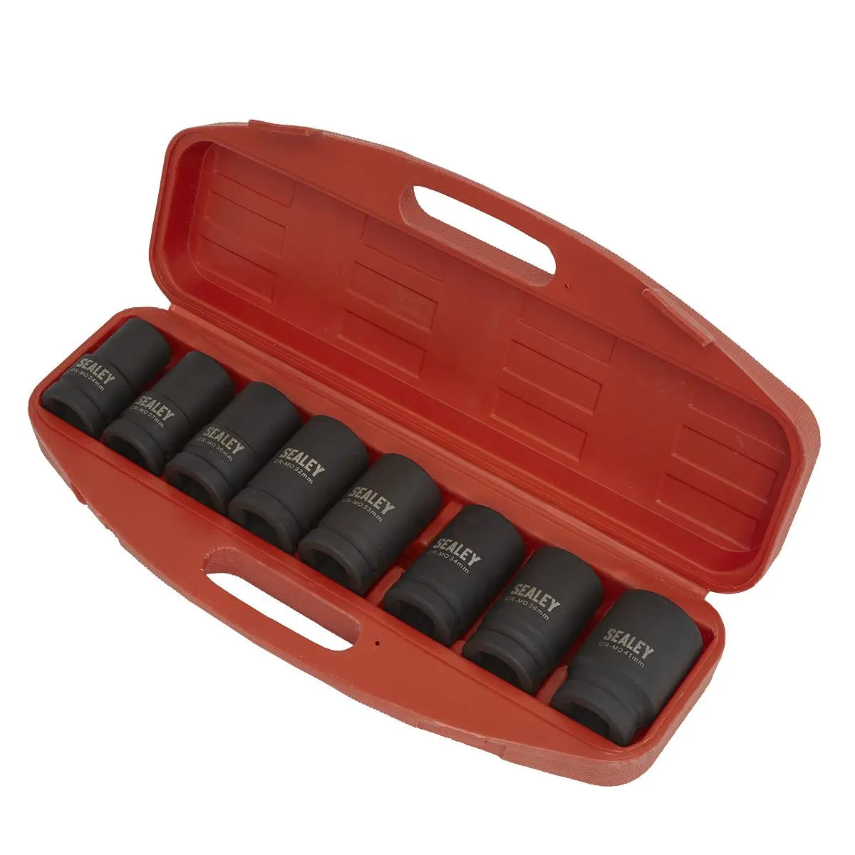 Sealey Premier Impact Socket Set 8pc Deep 1"Sq Drive - Metric 