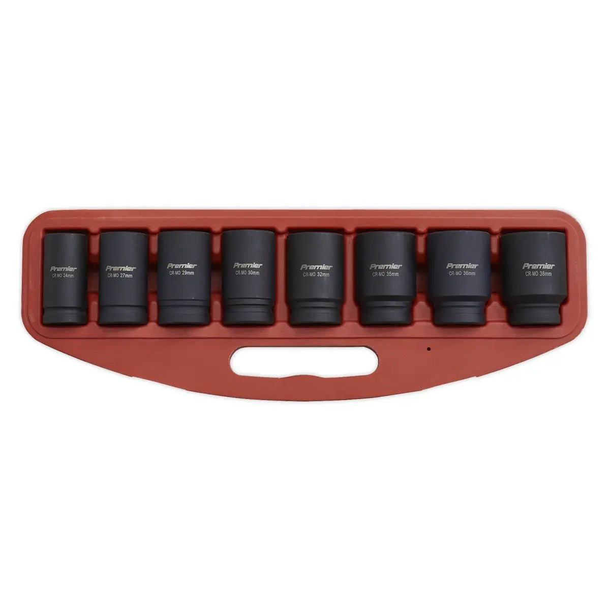 Sealey Premier Impact Socket Set 8pc Deep 3/4"Sq Drive Metric 