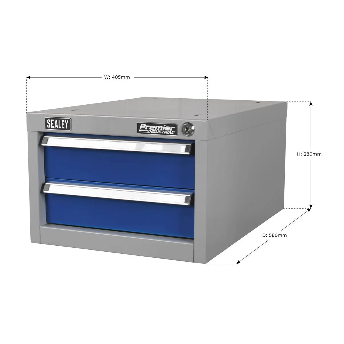 Sealey Premier Industrial Double Drawer Unit for API Series Workbenches 
