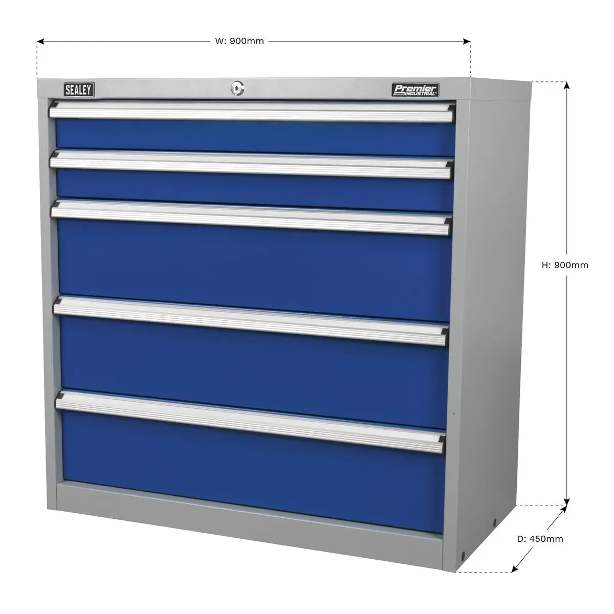 Sealey Premier Industrial Industrial Cabinet 5 Drawer 