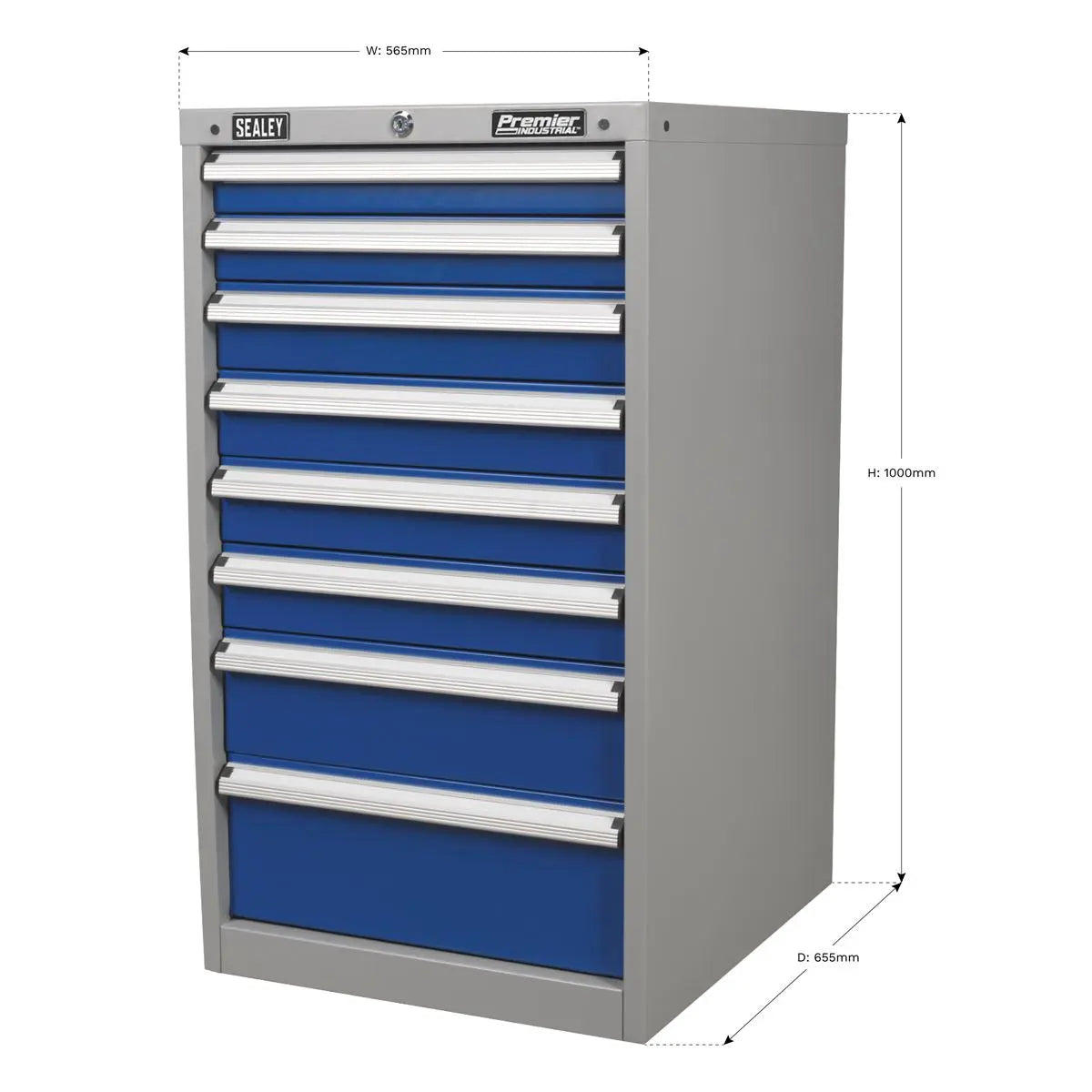 Sealey Premier Industrial Industrial Cabinet 8 Drawer 