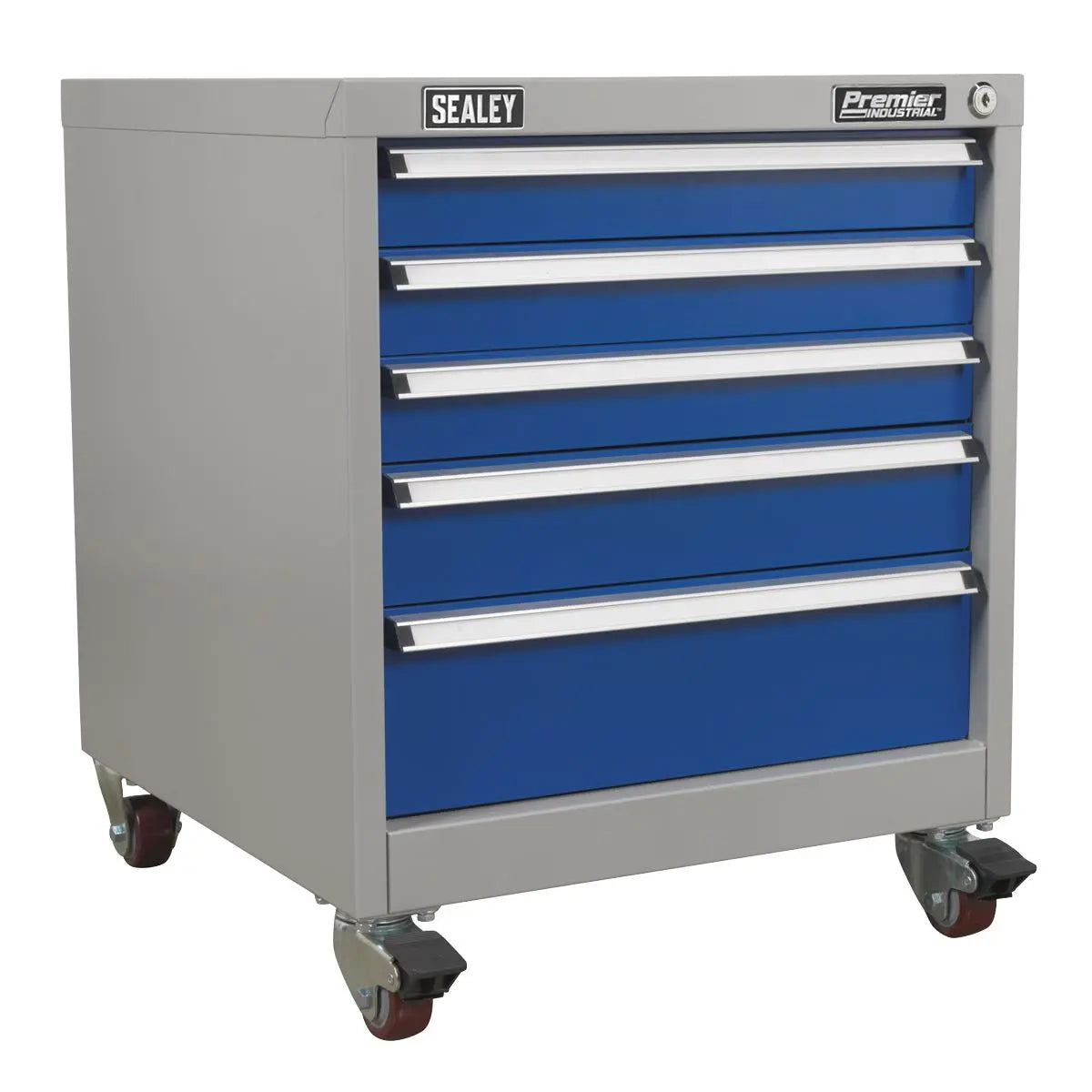 Sealey Premier Industrial Mobile Industrial Cabinet 5 Drawer 