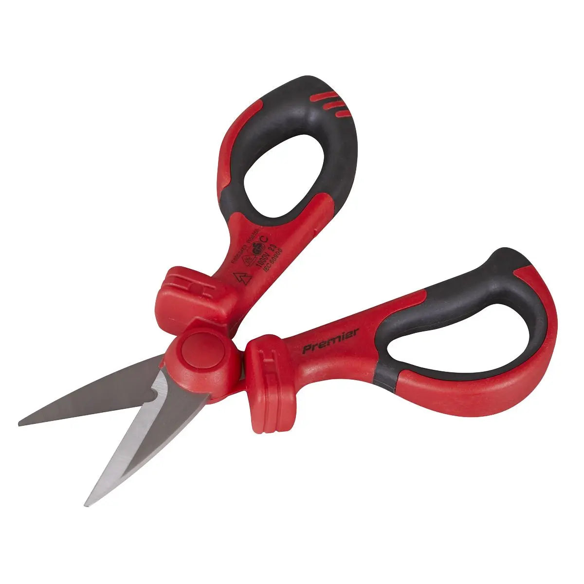 Sealey Premier Insulated Scissors - VDE Approved  White Rose Tools