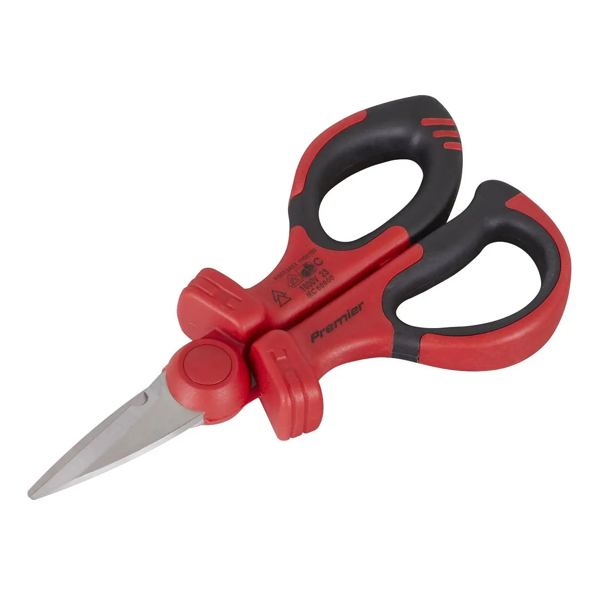 Sealey Premier Insulated Scissors - VDE Approved  White Rose Tools