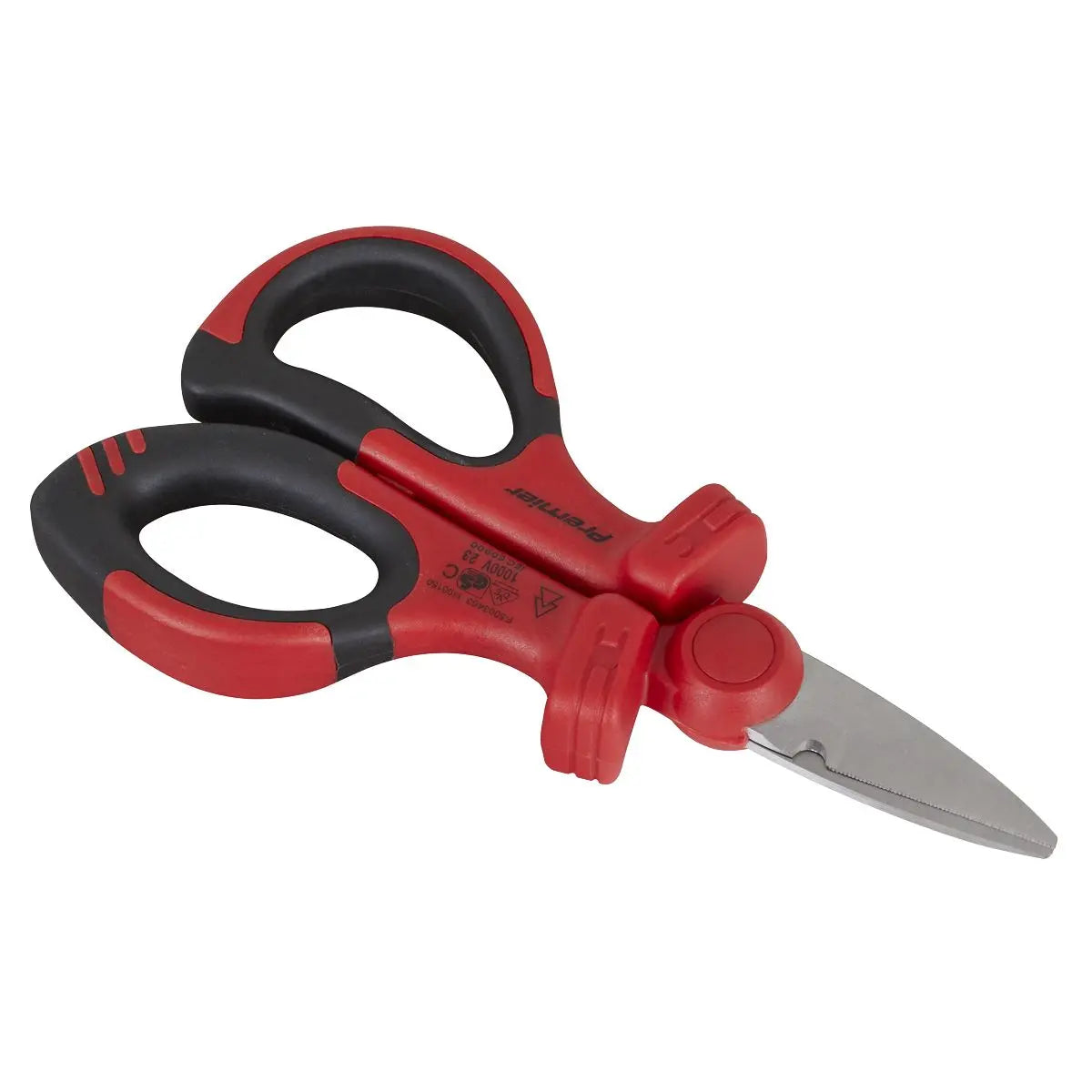 Sealey Premier Insulated Scissors - VDE Approved  White Rose Tools