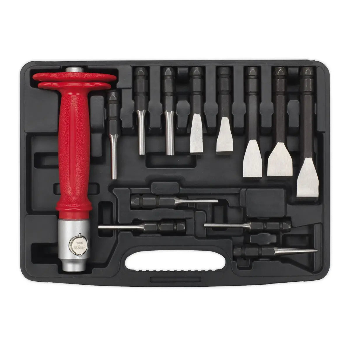 Sealey Premier Interchangeable Punch & Chisel Set 13pc 
