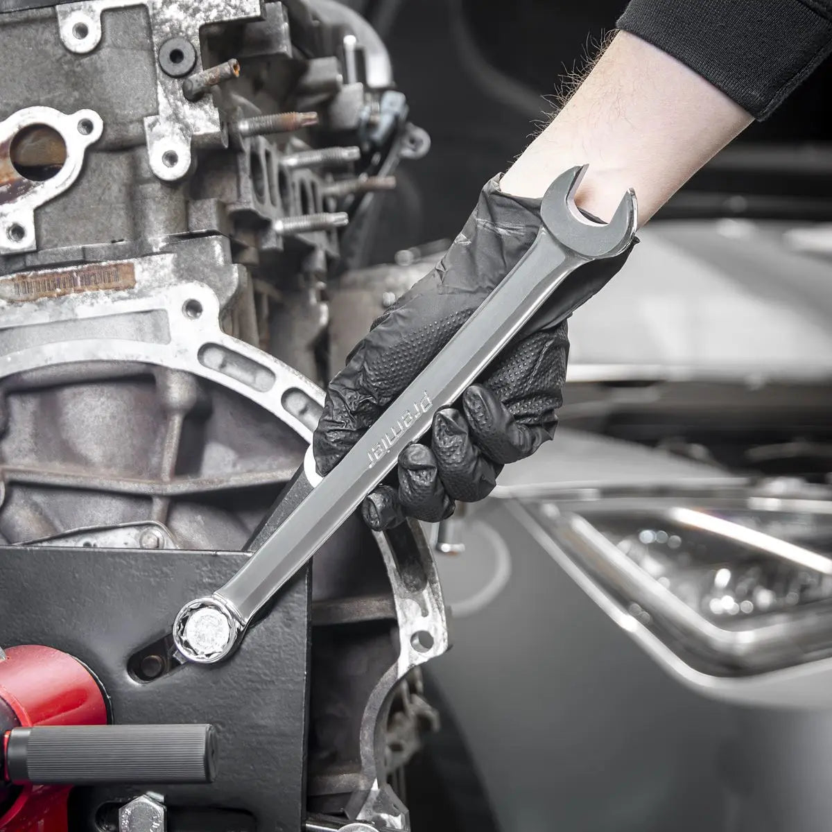 Sealey Premier Jumbo Combination Spanner Set 12pc - White Rose Tools