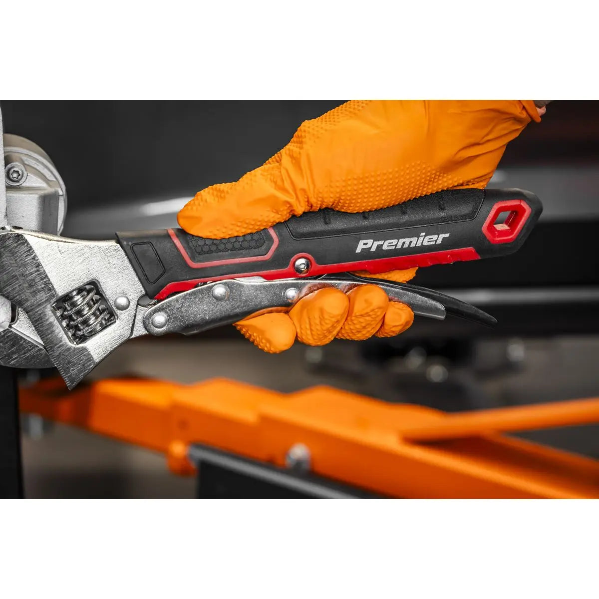 Sealey Premier Locking Adjustable Wrench 250mm  White Rose Tools