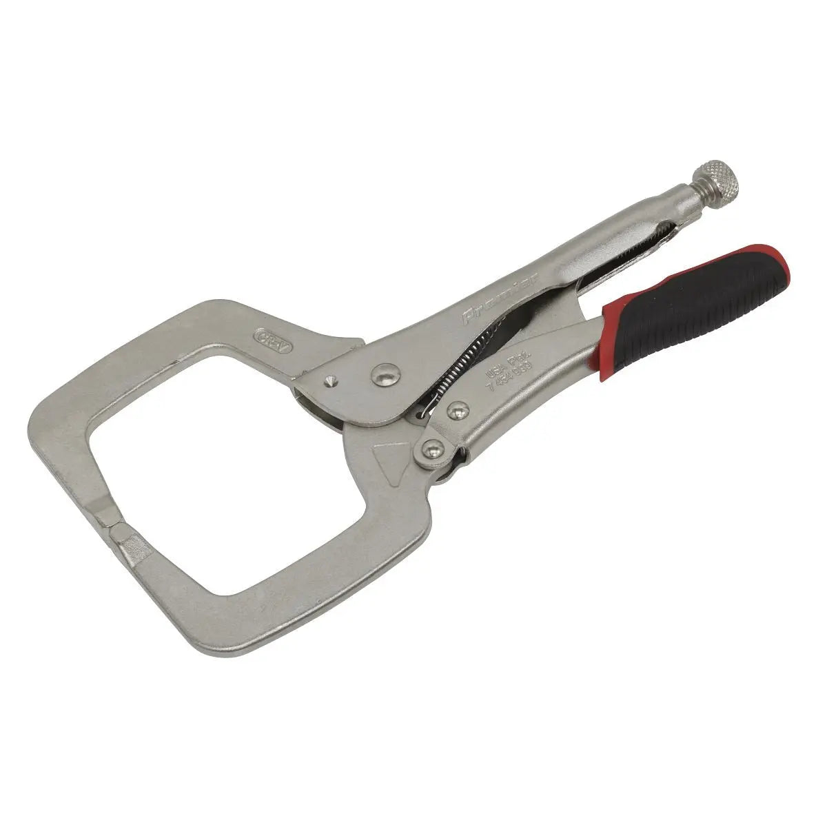 Sealey Premier Locking C-Clamp 280mm 0-90mm Capacity 