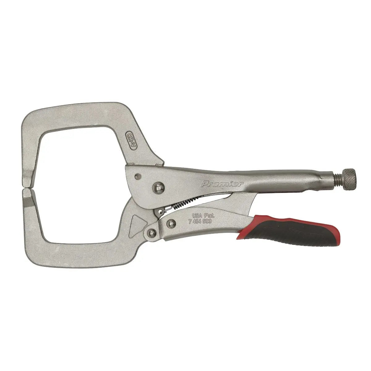 Sealey Premier Locking C-Clamp 280mm 0-90mm Capacity 