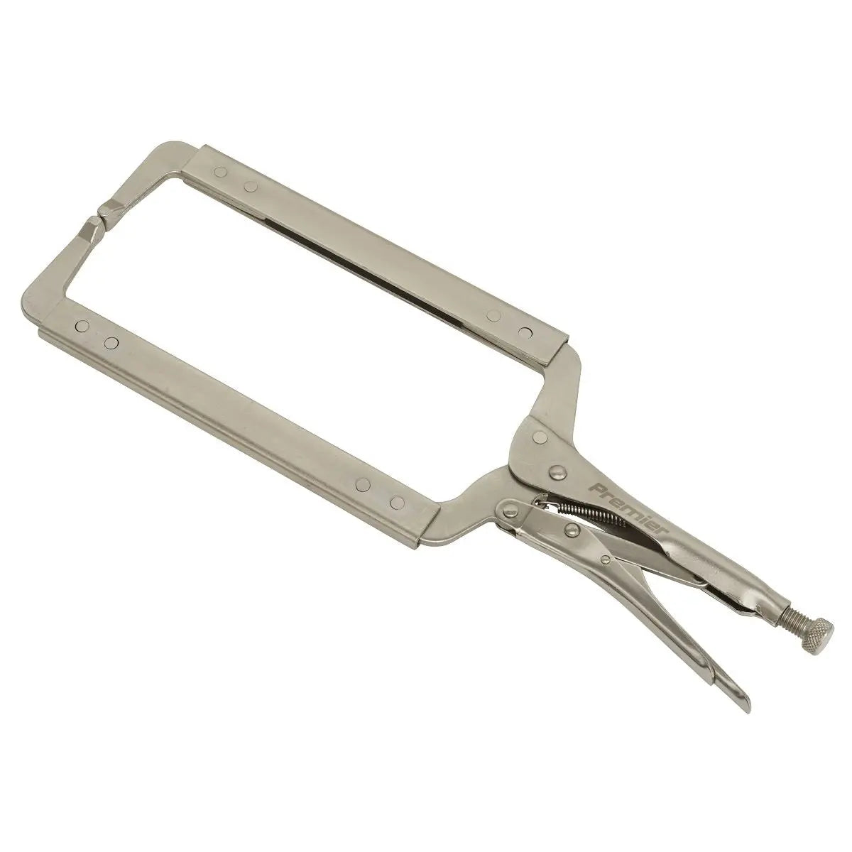 Sealey Premier Locking C-Clamp 455mm 0-160mm Capacity 