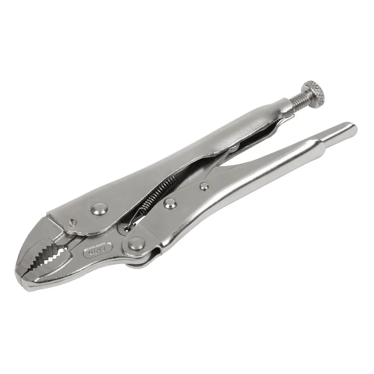 Sealey Premier Locking Pliers Curved Jaws 185mm 0-38mm Capacity 